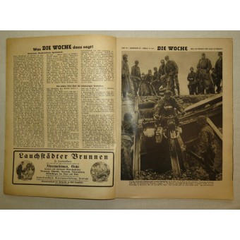 Die Woche, nr. 20, 14. May 1941, 36 paginas. Espenlaub militaria